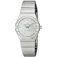 Omega Women's 123.15.24.60.52.001 Constellation Stainless Steel Watch with Diamonds