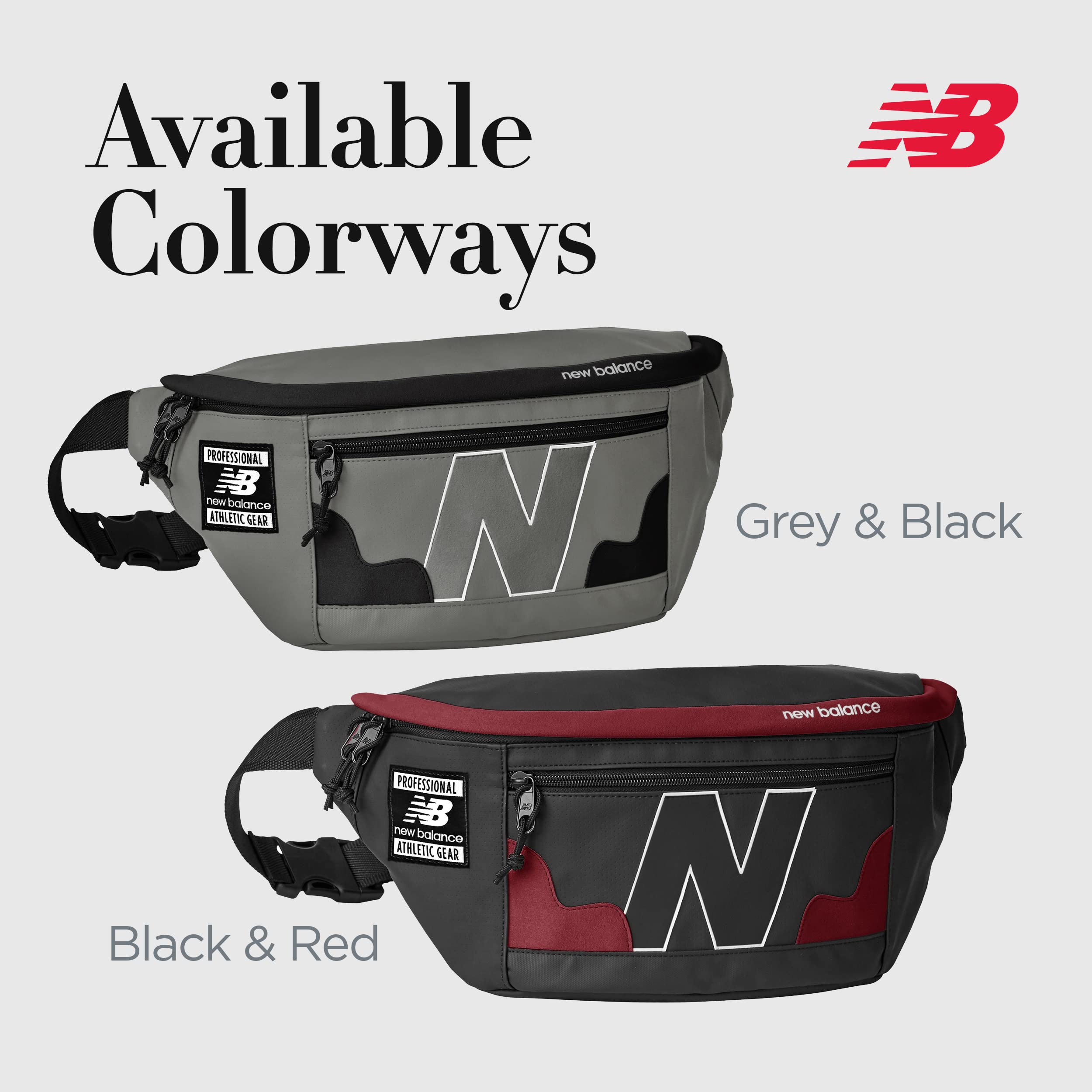 Concept One New Balance Fanny Pack, Legacy Waist Bag for Men and Women