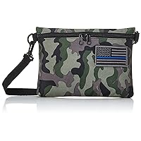 F-Style F-SD010553-099 Sacoche Men's Sacoche Patch, Water Repellent, Camouflage Pattern