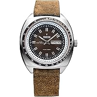 FONDERIA(フォンデリア) Fondelia The Gambler 6A004UM1 Men's Wristwatch, Brown, Dial Color - Brown, Watch Day-Date