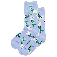 Hot Sox Kids' Fun Animal Crew Socks-1 Pair Pack-Cool & Cute Gifts for Boys & Girls