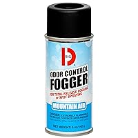 Big D 344 Odor Control Fogger, Mountain Air Fragrance-Kills odors from fire, flood, decomposition, skunk, cigarettes, musty smells-Ideal for use in cars, property management, hotels ,5 oz (Pack of 12)