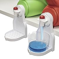 [2 Pack] Laundry Liquid Detergent Drip Catcher/Cup Holder, Fits Most Economic Sized Bottles, No More Leaks or Mess