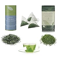 Issaku, Gokuzyo Aracha and Teabag Tea Set from Japanese Green Tea Co – Premium Japanese Green Tea Assortment – Non-GMO, Delicate Flavor - Ideal for Tea Lovers