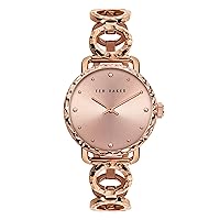 Ted Baker Victoriaa Stainless Steel Rose Gold Tone Bracelet Watch (Model: BKPVTF1029I)