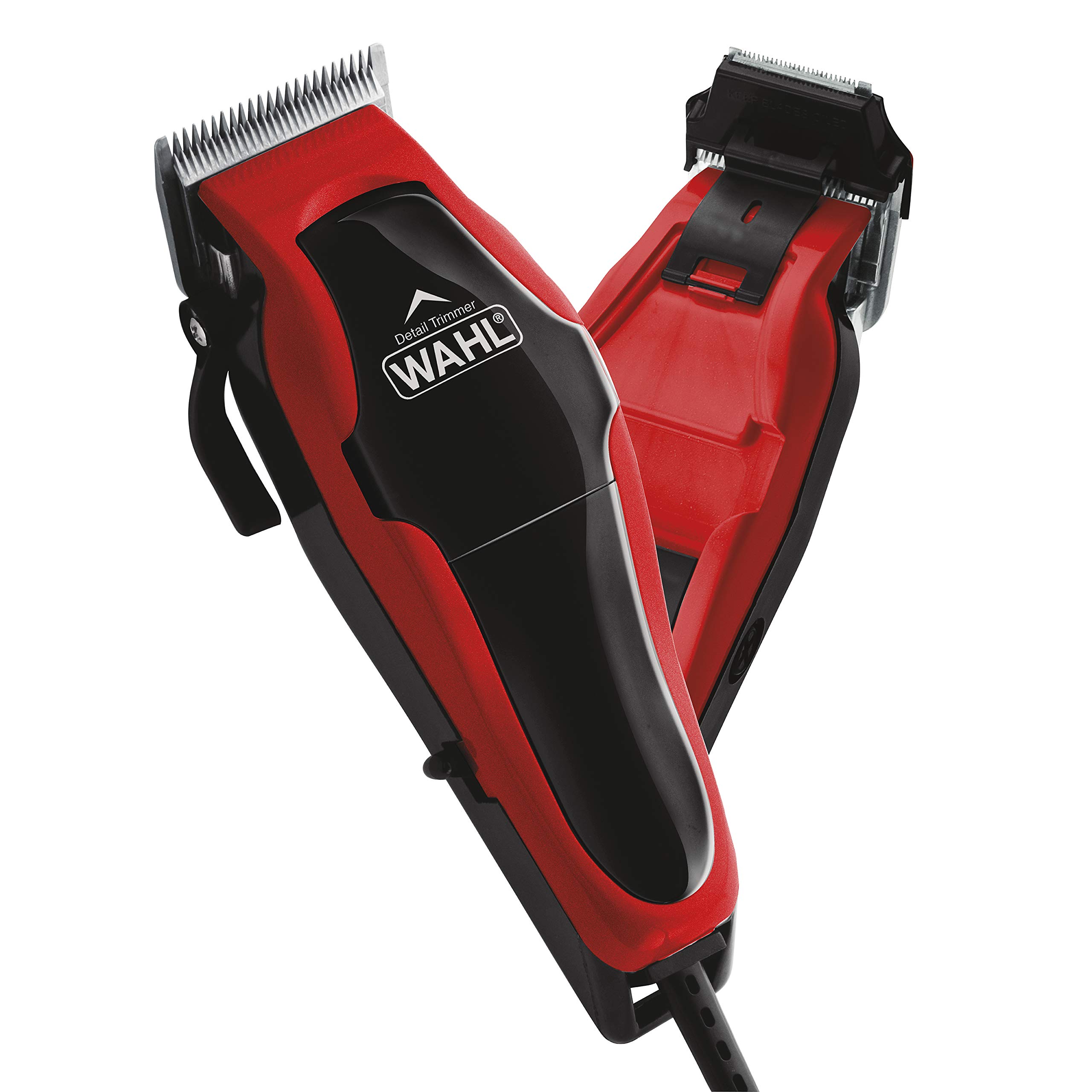 Wahl USA Clip ‘N Trim 2 In 1 Corded Hair Clipper with Pop Up Trimmer Kit, Perfect for Home Haircuts and Touching Up Around Necklines and Sideburns – Model 79900-1501P