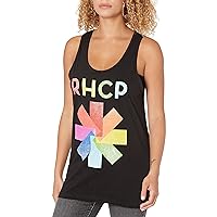 Red Hot Chili Peppers Unisex-Adult Standard Official Colorful Asterisk Tank Top