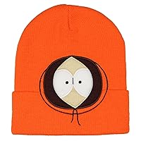 Bioworld South Park Big Face Cuff Knit Beanie Hat Cap - 4 Styles Available Cartman, Towelie, Kenny, and Stan