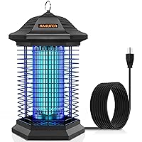 Bug Zapper Mosquito Zapper for Outdoor & Indoor, Upgraded 3 Mosquito Control Technologies, 2 Safety Protection Technologies, Insect Control Efficiency of 99.99%, Perfect for Backyard Patio Home