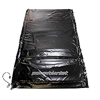 Powerblanket EH0304 High Watt Density Ground Thawing Blanket - Epoxy Curing Blanket - 3' x 4' Heated Dimensions, 4' x 5' Finished Dimensions, Black