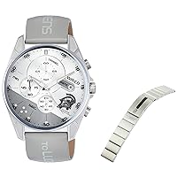 Seiko Watch AGAT730 Men’s Wired Cojima Productions Wena Collaboration Model Limited 500 Pieces Luden Motif Silver & Grey Dial with Wena Band Included