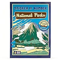 Sticker by Number America's National Parks - 12 Beautiful National Park Scenes Sticker by Number America's National Parks - 12 Beautiful National Park Scenes Paperback