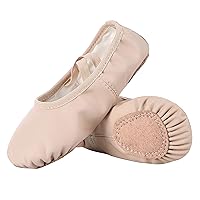 Soft Leather Ballet Shoes/Ballet Slippers/Dance Shoes (Toddler/Little/Big Kid/Women) …