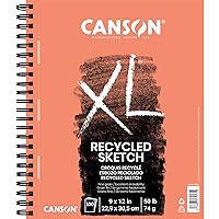 Canson Artist Series Sketch Book, Hardbound, 5.5x8.5 inches, 108 Sheets -  Lay Flat Art Notebook