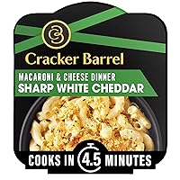 Cracker Barrel Sharp White Cheddar Mac & Cheese Single Bowl Dinner (3.8 oz Bowl)