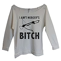 Funny Zombie Lover Sweatshirts I Aint Nobodys Bit - Royaltee Daryl Dixon Fan Shirts