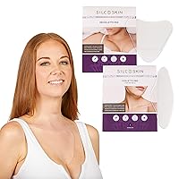 Complete Chest & Neck Care, Helps with Wrinkles from Sun, Aging, Sleeping, Reusable Overnight Pads, 1-Decollette, 1-Collette Pad - 30 Day Supply