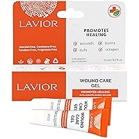 Hydrogel Wound Care Scar Gel - Fast Healing Ointment, Support Skin Repair - Clinically Tested, Hypoallergenic, Paraben & Steroid-Free. Podiatrist's Choice. Made in USA, by LAVIOR (2 Pack)