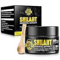 Shilajit Pure Himalayan Organic Shilajit Resin - Natural Shilajit Resin - Gold Grade 100% Shilajit Supplement with 85+ Trace Minerals & Fulvic Acid for Focus & Energy, Immunity, 50 Grams (1 Pack)
