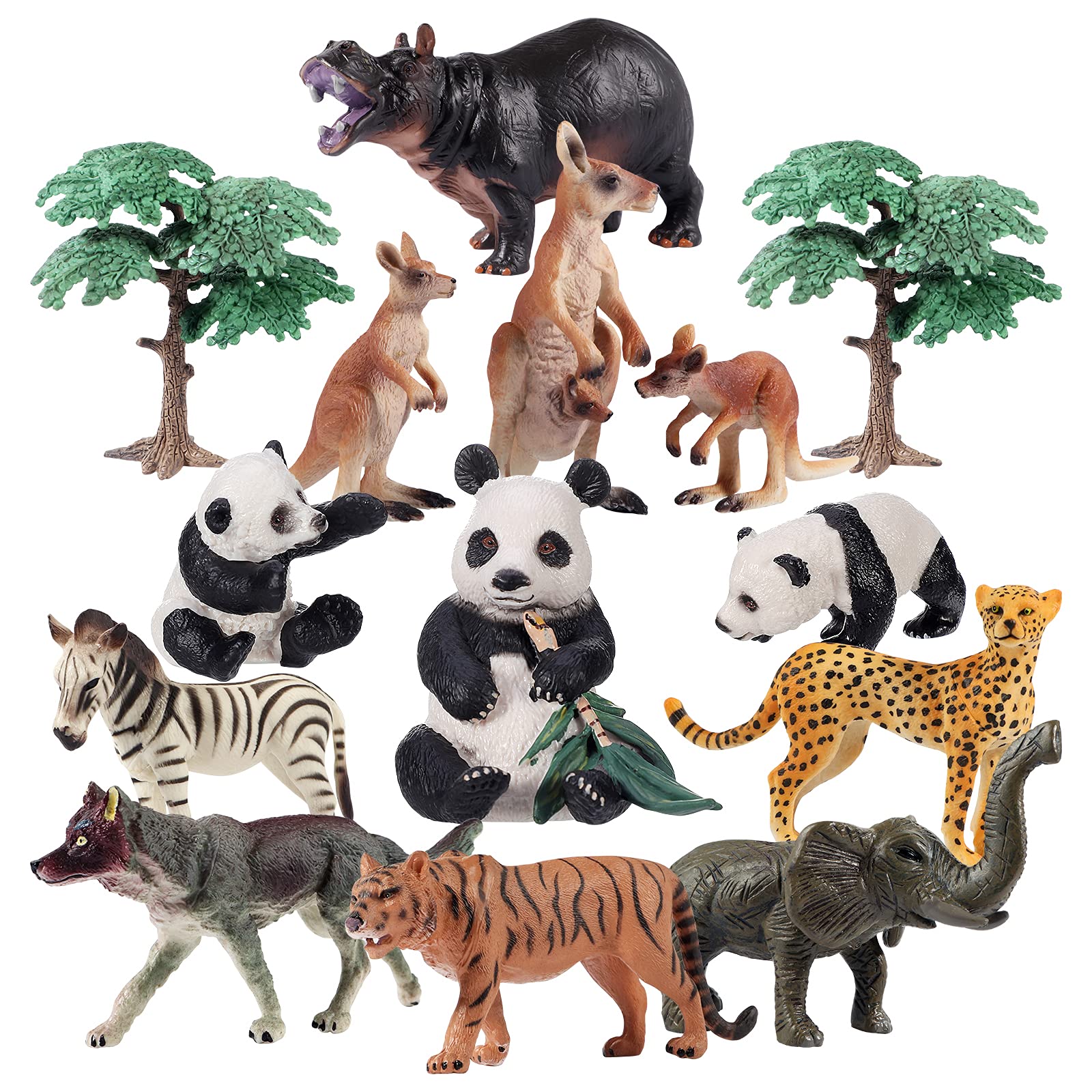 Mua iBaseToy Toy Animals Set - Jumbo Zoo Animals, King of Jungle Animals & African  Animals Figures, Realistic Toy Set for Kids and Toddler - Perfect for  Education, Party Favors & Birthday