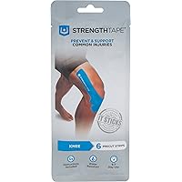 StrengthTape Kinesiology Tape, K Tape Taping Kits, Premium Sports Tape Provides Support and Stability to The Target Area, Multiple Kits Available