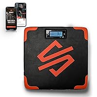 SQUATZ Portable Boxing Mat - Punching Unit with Advanced Digital Counter, Punching Mat for Strength Training, and Exercise, Automated Screen System, for Athletes and Beginners - Easy to Install