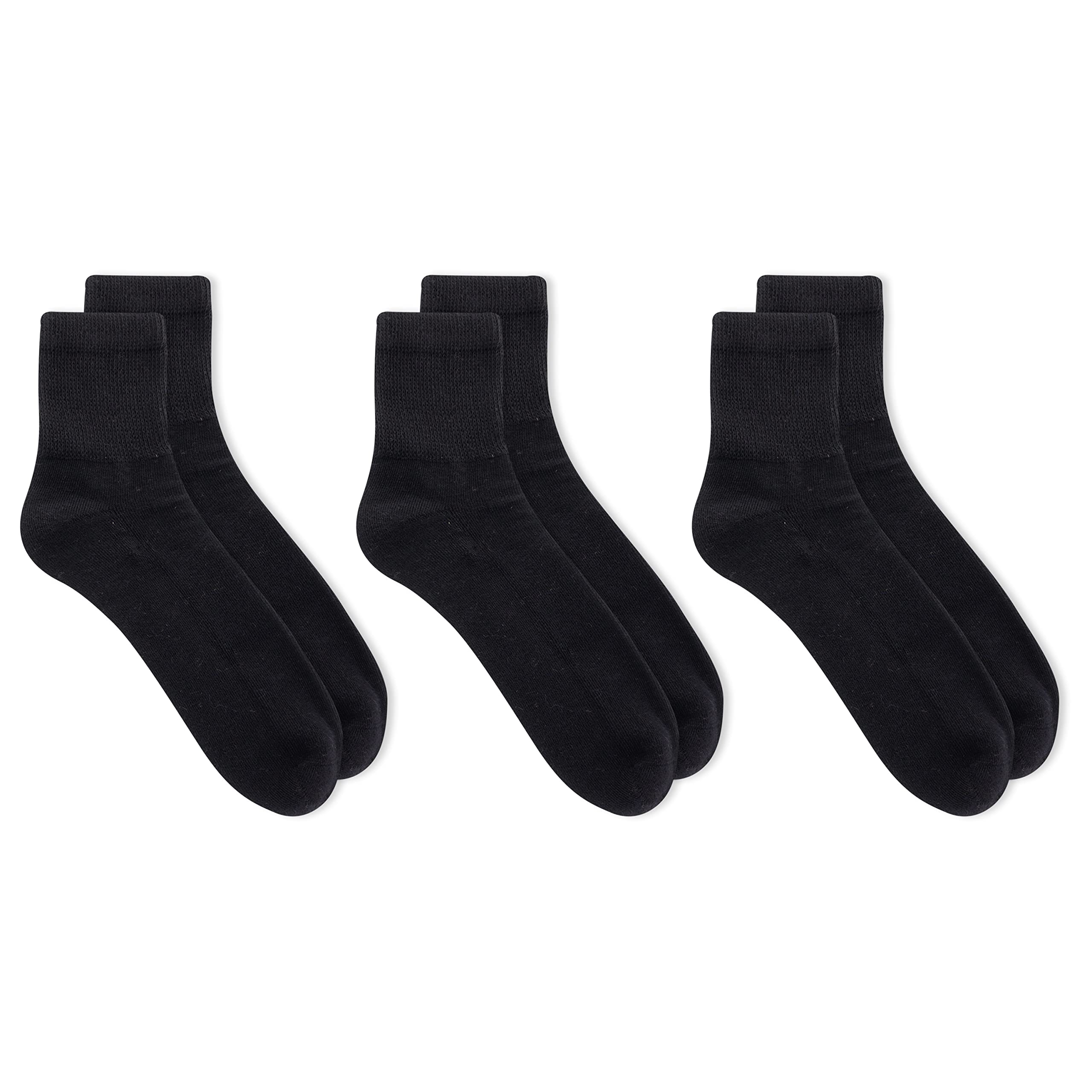 Dr. Scholl's Men's Diabetes & Circulator Socks - 3 Pair Pack - Non-Binding Comfort and Moisture Management