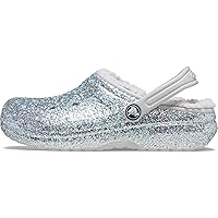 Crocs Toddler and Kids Classic Glitter Lined Clog