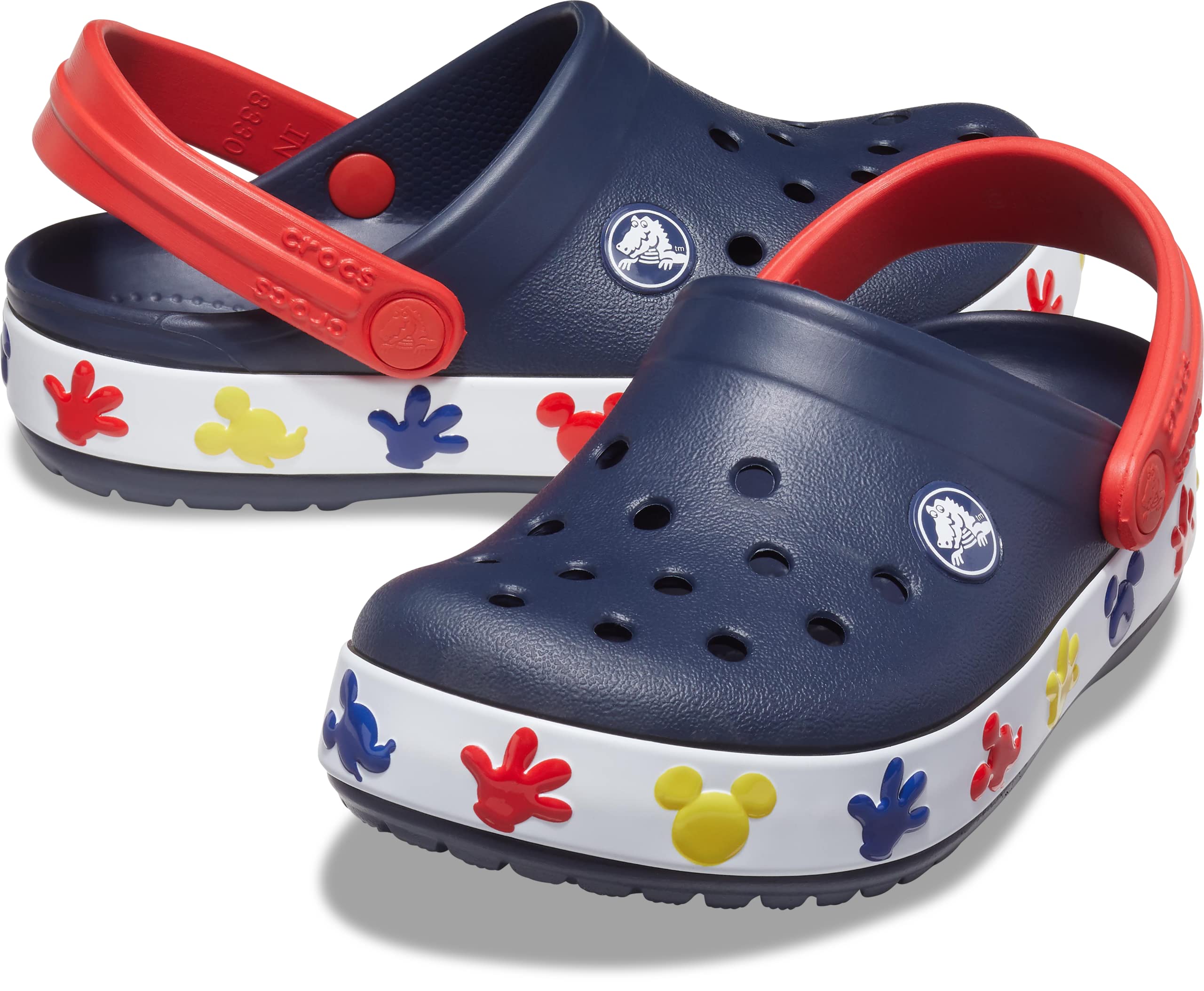 Crocs boys unisex-child Disney Mickey and Minnie Mouse Clogs, Light Up Shoes