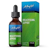 Liquid Breastfeeding Supplements - Lactation Support Supplement Drops - Organic Herbal Tincture with Goat's Rue, Fenugreek, Blessed Thistle. Fennel Seed, Turmeric, Red Raspberry - 2fl.oz.