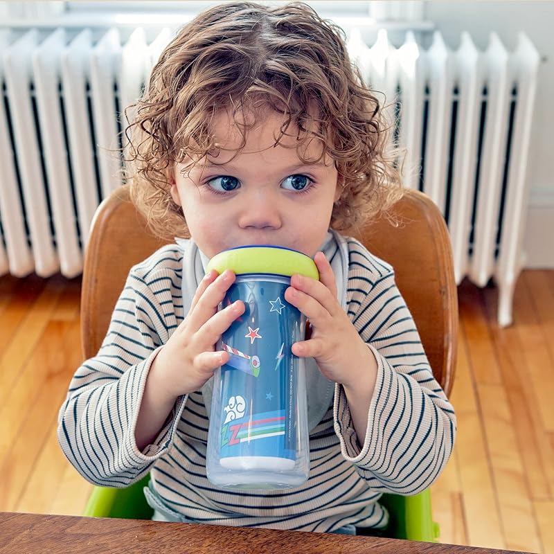 The First Years Cocomelon Kids Insulated Sippy Cups - Dishwasher Safe Spill  Proof Toddler Cups - Ages 12 Months and Up - 9 Ounces - 2 Count