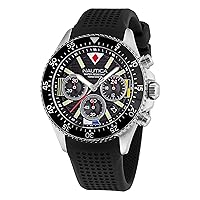 Nautica Men's NAPWPS301 Westport Black Silicone Strap Watch