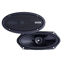 Memphis Audio PRX410 Power Reference Series 4x10 2-Way Coaxial Speakers with Swivel Tweeters - Pair