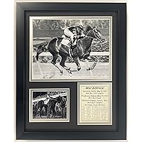 Legends Never Die Championsip Racehorse Collectible Memorabilia | Triple Crown Racehorses | Framed Photo Collages | 12