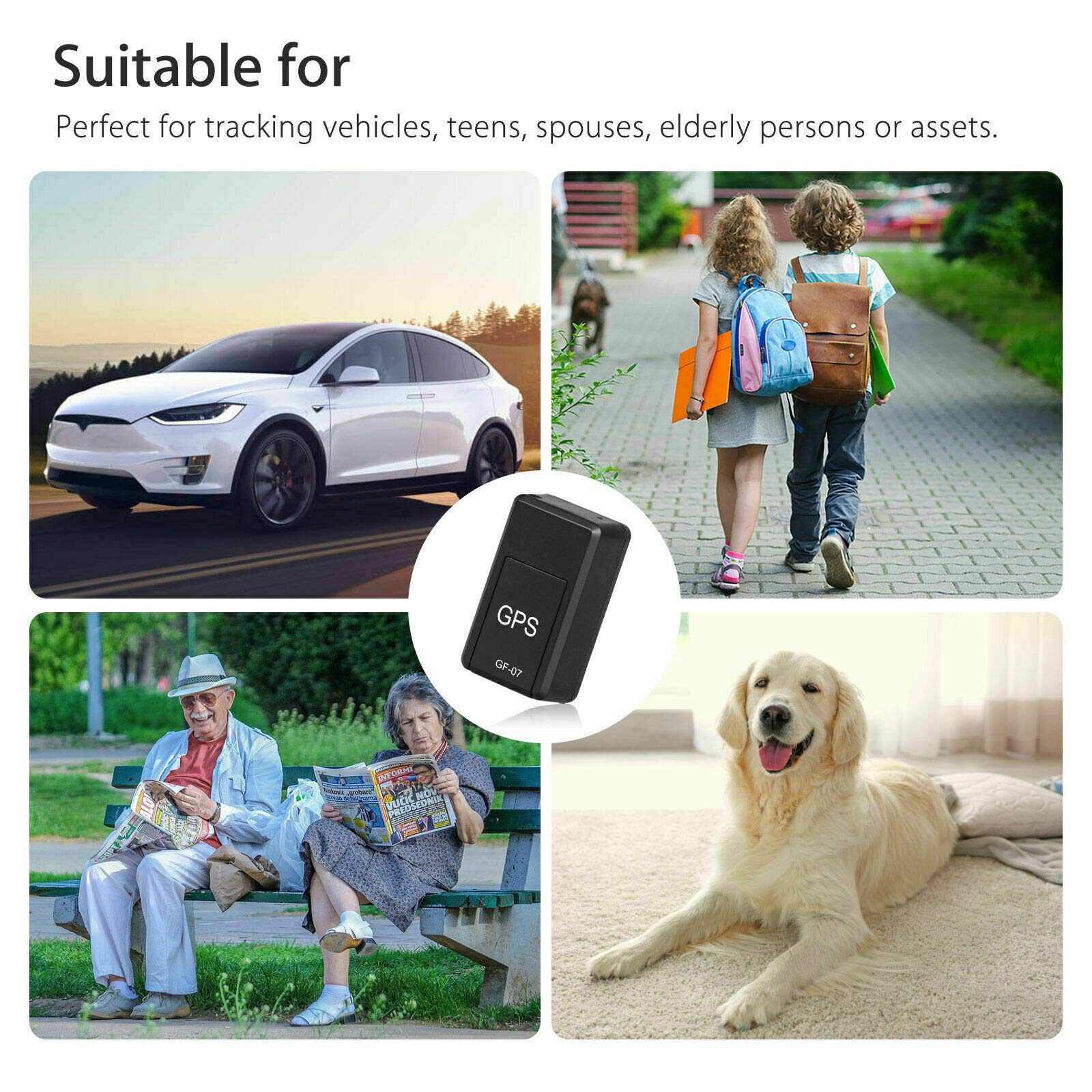 Abutilon GF07 Mini Magnetic GPS Tracker Real-time Car Truck Vehicle Locator GSM GPRS USA Product Name