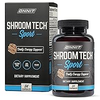 Onnit Shroom TECH Sport (84ct) | All Natural Pre-Workout Supplement with Ashwagandha, Cordyceps Mushroom, and Rhodiola Rosea