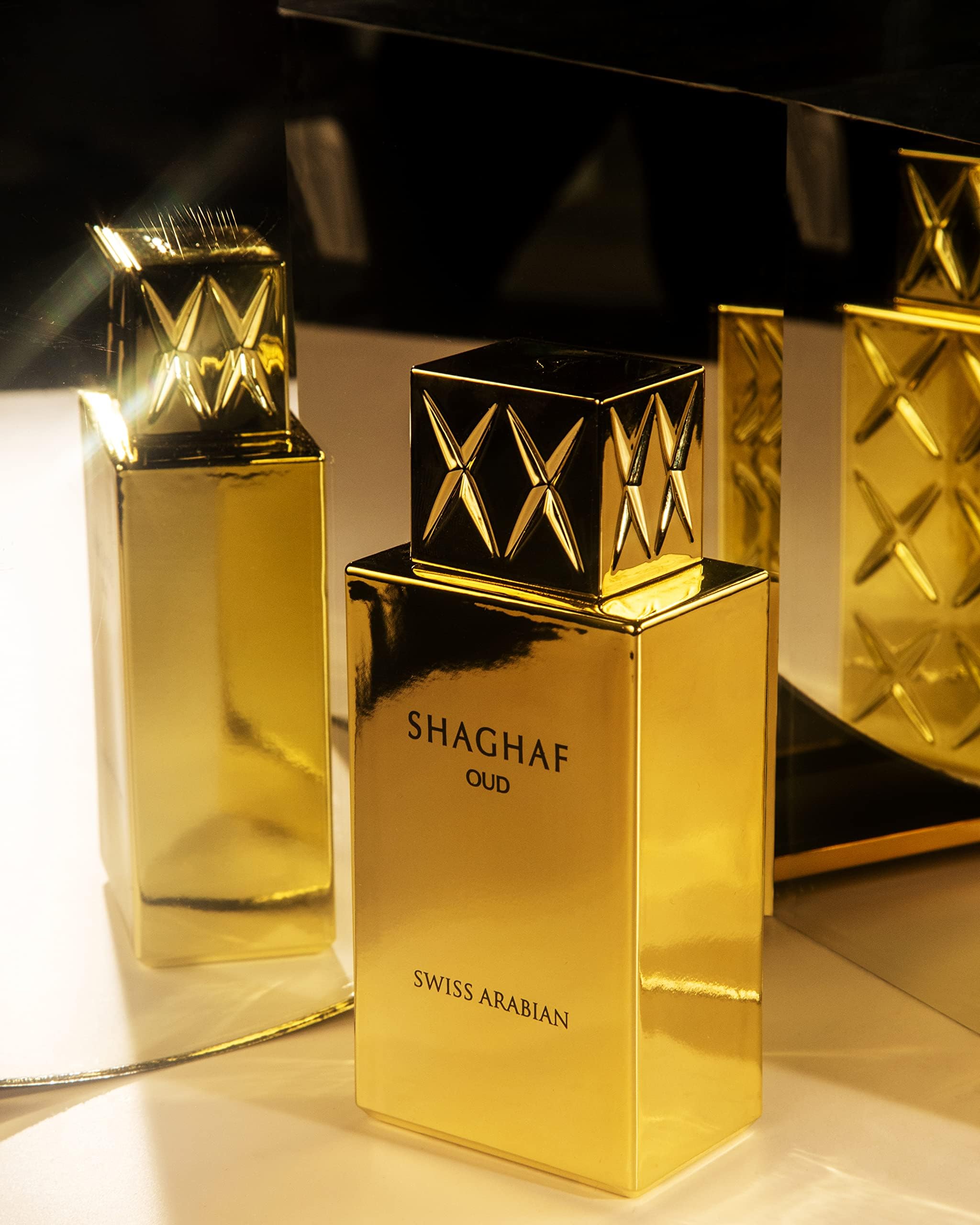 Swiss Arabian Shaghaf Oud - Luxury Products From Dubai - Long Lasting And Addictive Personal EDP Spray Fragrance - A Seductive Signature Aroma - The Luxurious Scent Of Arabia - 2.5 Oz