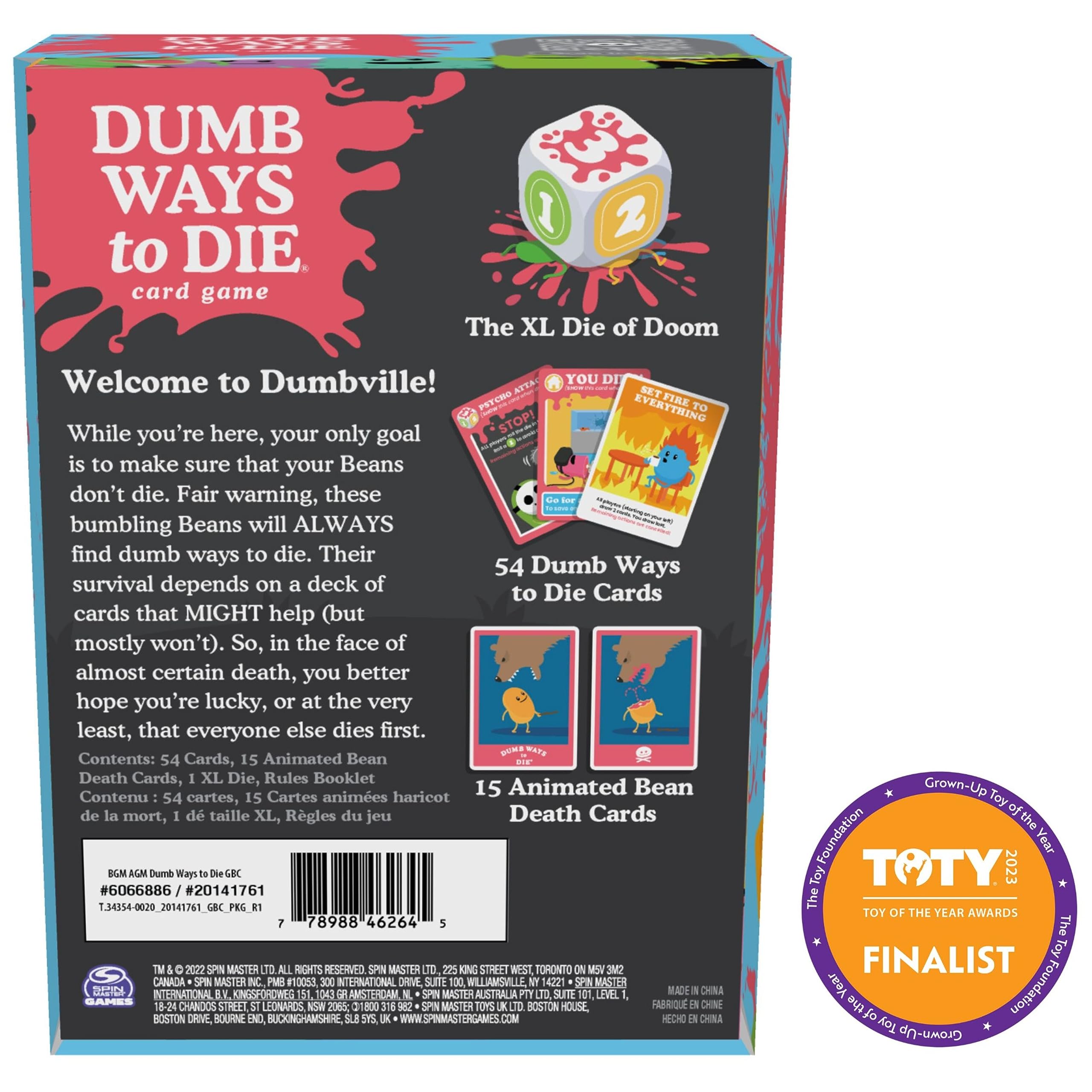 Dumb Ways to Die Card Game Based on The Viral Video, Card Games for Adults | Party Games | Adult Games | Fun Games, for Families & Kids Ages 12 and up
