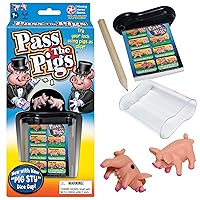 Pass The Pigs by Winning Moves Games USA, a Hilarious Pig Dice Game, Family Favorite for Over 40 Years, for 2 or more Players, Ages 7+ (1046)