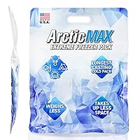 Longest-Lasting Slim Cooler Ice Pack (Large 14” x 18”) Ultra-Flexible, Reusable, Gel Freezer Pack - Cooler Accessories for Beach, Camping Gear, Large Lunch Box, Picnic, and Fishing