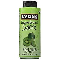 Lyons Kiwi Lime Designer Dessert Sauce Squeeze Bottle, 16 ounces