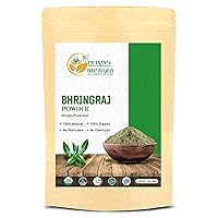 Bhringraj Powder Organic Eclipta Alba False Daisy Karisalankanni Bhringrajasava Powder Nourish Your Hair Naturally for Radiant Locks 5.3 oz / 150 gms