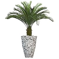 Artificial Real Touch 5.08 Feet Palm Tree with Fiberstone Planter (VHX111233)