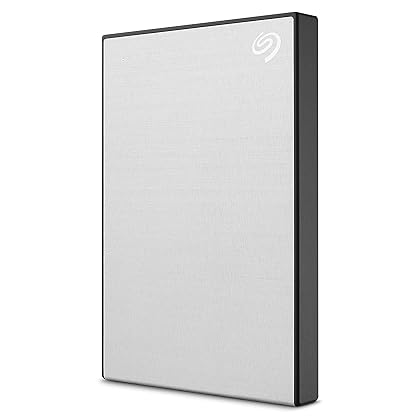 Seagate Backup Plus Slim 2TB External Hard Drive Portable HDD – Silver USB 3.0 For PC Laptop And Mac, 1 year Mylio Create, 2 Months Adobe CC Photography (STHN2000401)