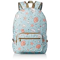 Travel Collection TRC0406 Women's Folding Backpack, Carry-On, 293 Shell Light Blue