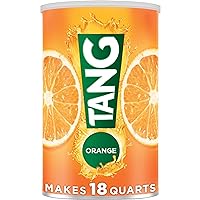 Tang Jumbo Orange Naturally Flavored Powdered Drink Mix 1 Count 58.9 oz Canister
