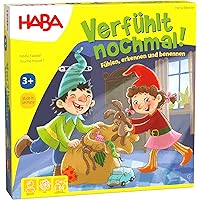 HABA 304508 Fiddle Faddle! Feeling-Finding Game - Educational Wooden Game for Children (Ages 3+) - Enhances Fine Motor Skills - English Instructions (Made in Germany)