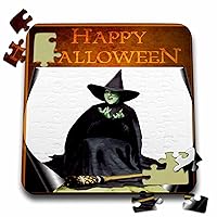 3dRose Wicked Witch - Puzzle, 10 by 10-inch (pzl_24218_2)