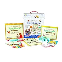 Learning Resources All Ready for First Grade Readiness Kit, Back to School Activities, School Preparation Toys, Homeschool, 32 Page Guide Included, Ages 5+