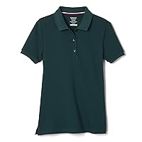 French Toast Girls' Short Sleeve Stretch Pique Polo Shirt